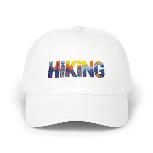 Hiking Dad Cap – Mountain Scenic Embroidered Hat for Outdoor Lovers
