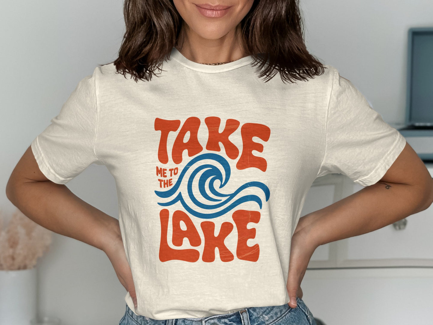 Take Me to the Lake Graphic Tee Shirt product type