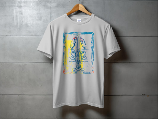 Colorful Lobster Design Graphic T-Shirt product type