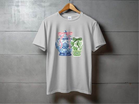 Stylish Printed T-Shirt with Artistic Vase Design product