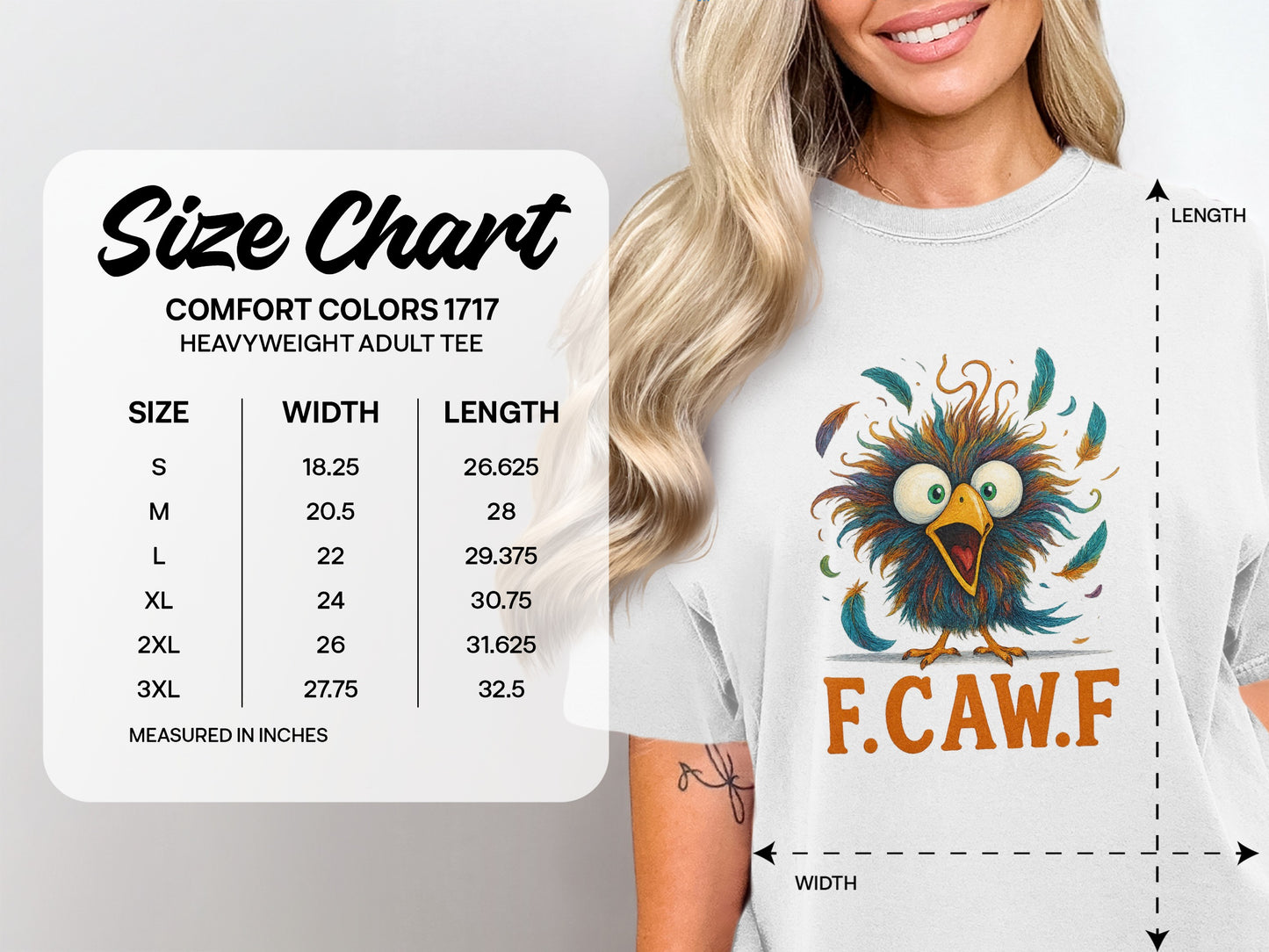 F.C.A.W.F Printed Comfortable Adult Tee product