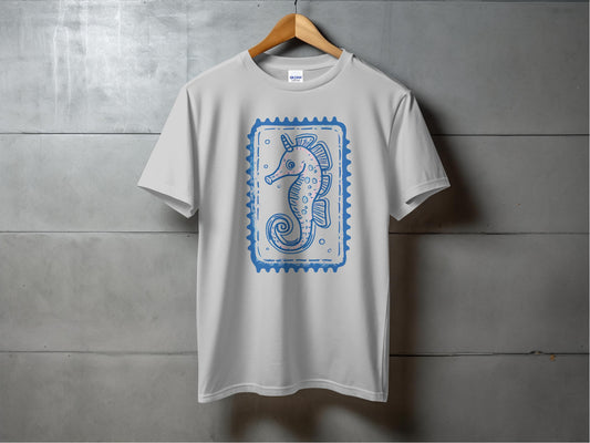 Seahorse Graphic White Short Sleeve T-Shirt product