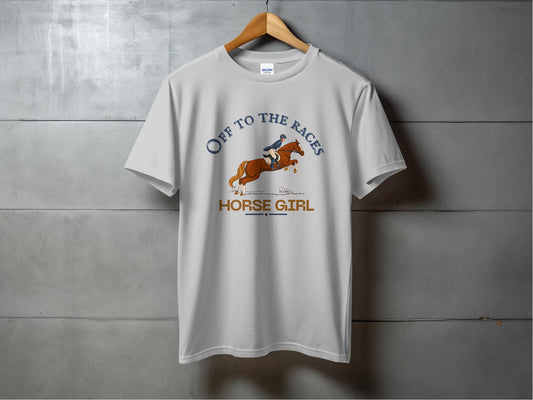 Off To The Races Horse Girl T-Shirt product