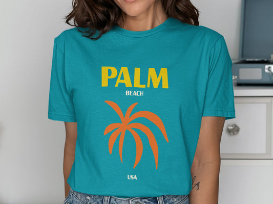Palm Beach USA Graphic T-Shirt Casual Clothing product type