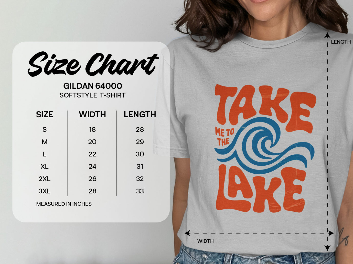 Take Me to the Lake Graphic T-Shirt product type