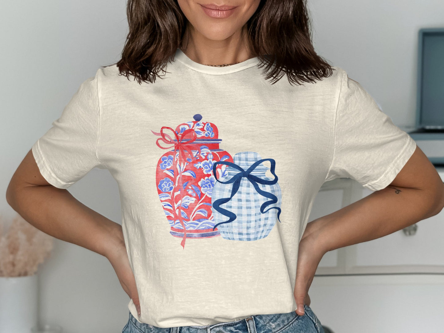 Stylish Jars Print T-Shirt for Casual Look product