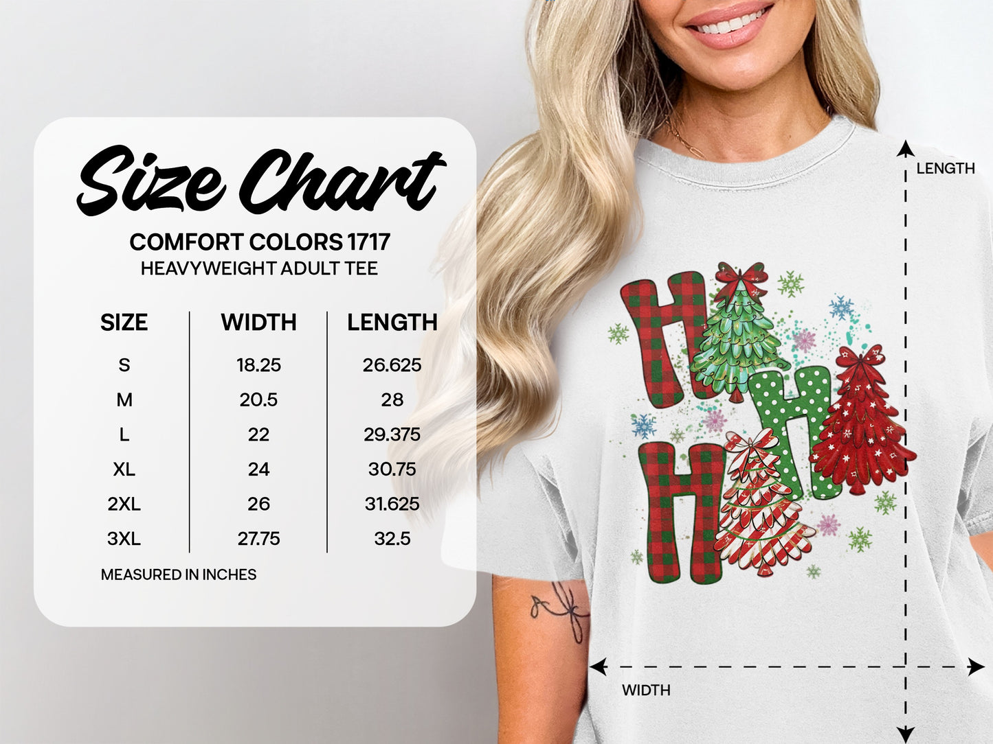 Christmas Trees and Stockings Graphic Tee product