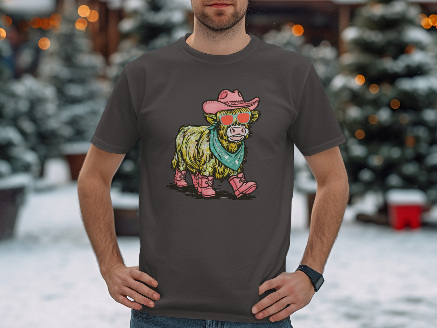 Cool Cow Wearing Sunglasses T-shirt product
