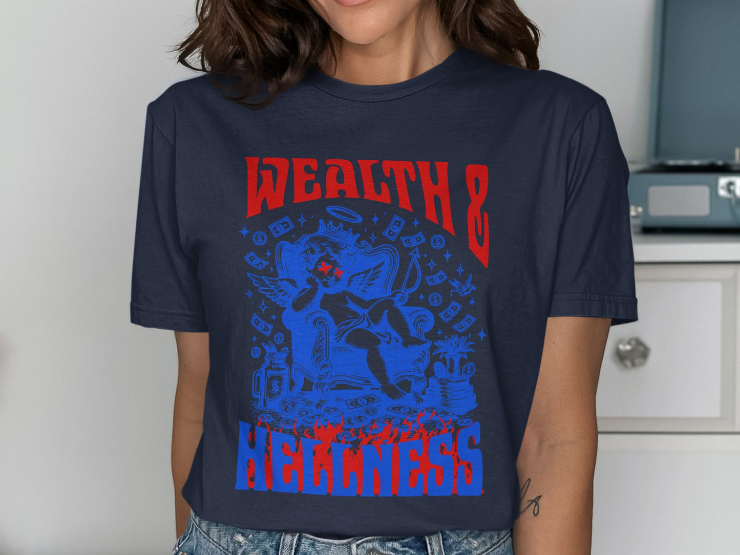 Wealth and Hellness Graphic Tee Shirt product