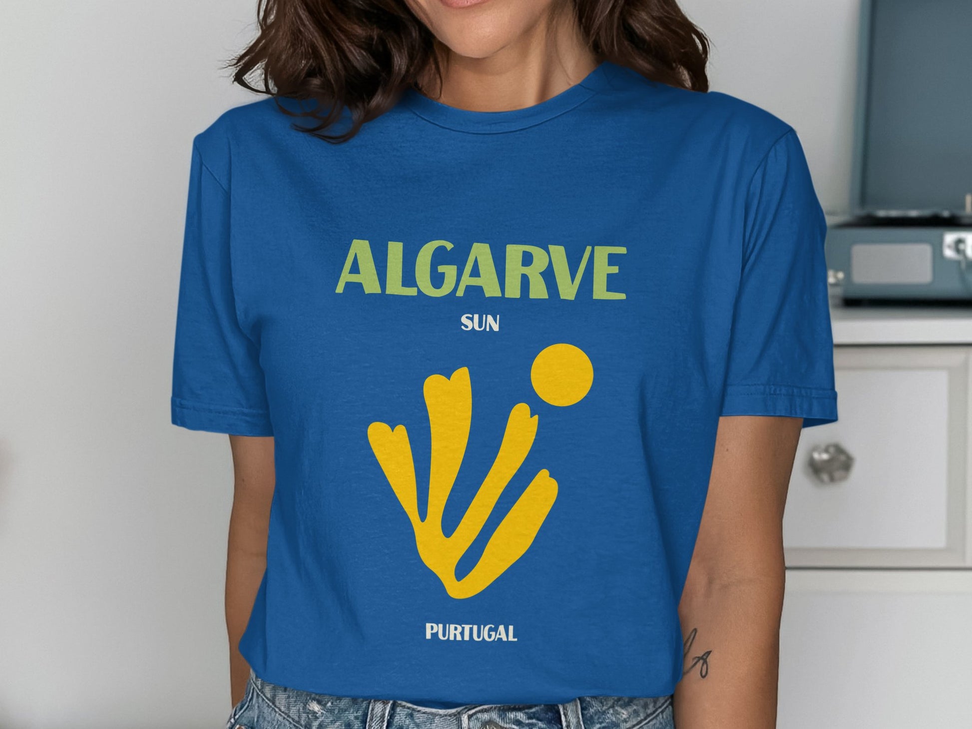 Algarve Sun Portugal Graphic Design T-shirt product type