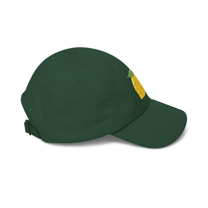Lemon Embroidered Dad Cap Amalfi Capri Sicily Lemon Baseball Hat