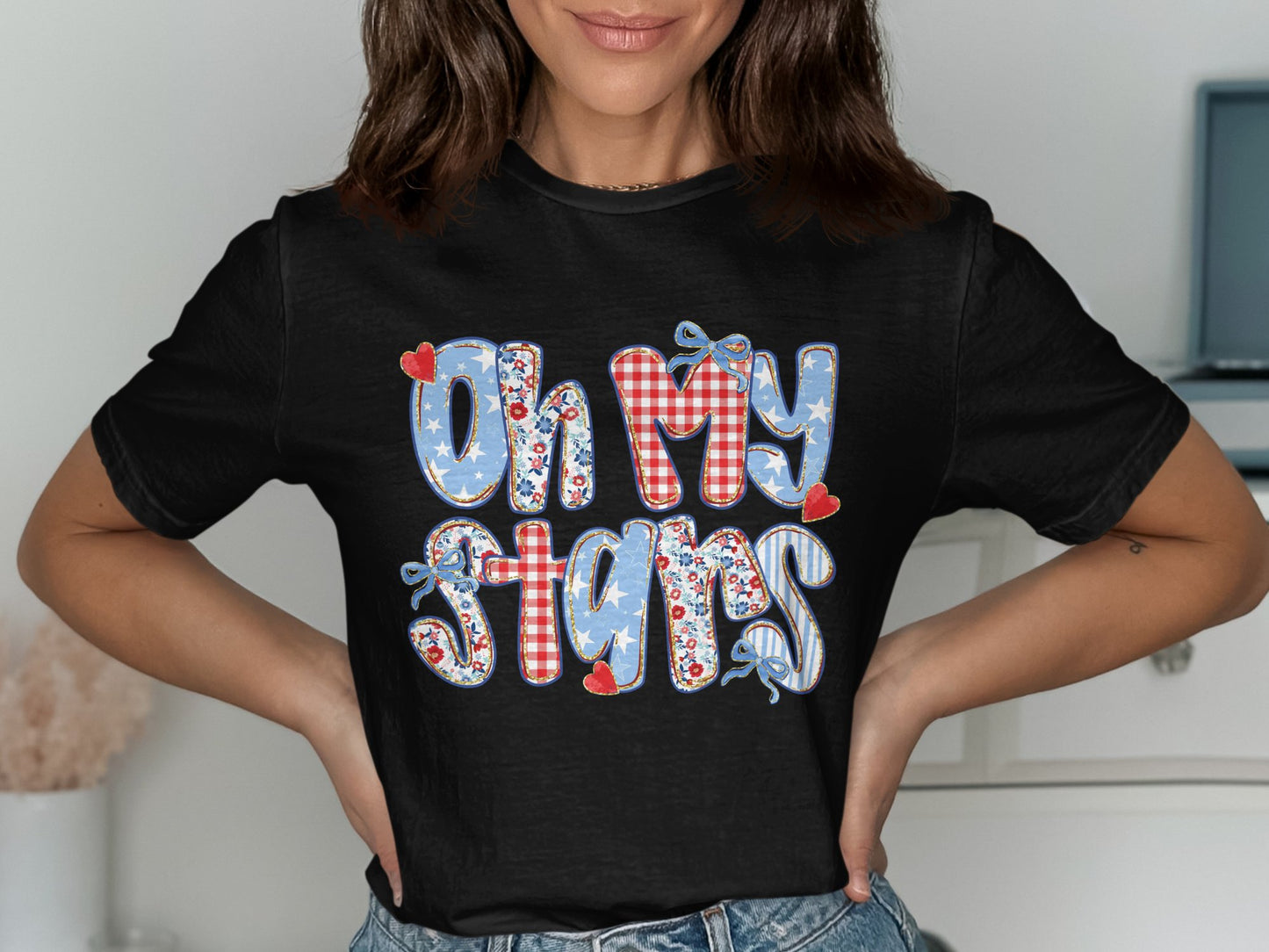 Trendy Oh My Stars Graphic Tee product type
