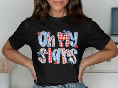 Trendy Oh My Stars Graphic Tee product type