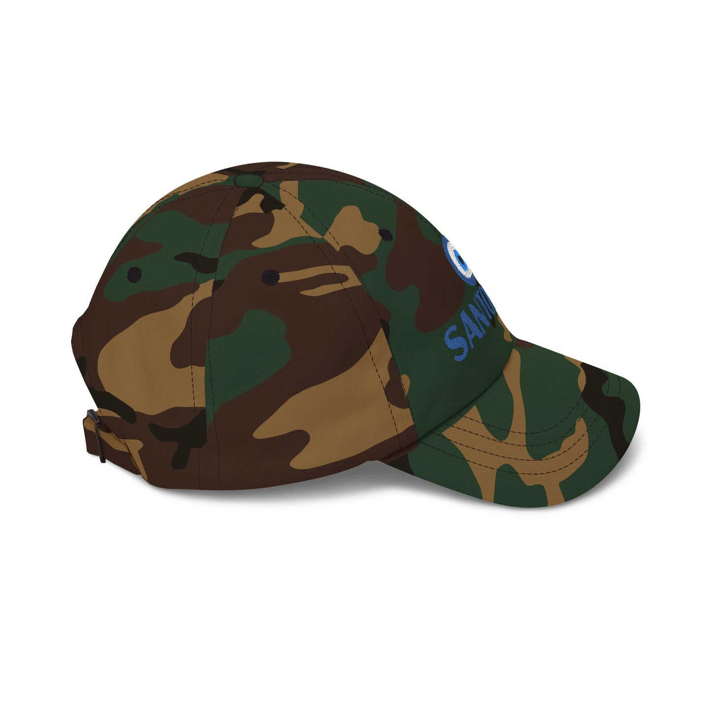 Santorini Evil Eye Dad Cap – Greek Island Embroidered Baseball Hat