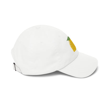 Lemon Embroidered Dad Cap Amalfi Capri Sicily Lemon Baseball Hat