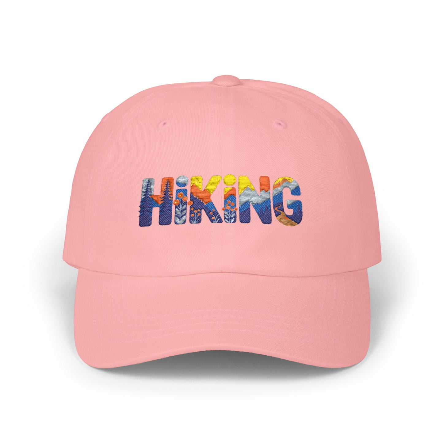 Hiking Dad Cap – Mountain Scenic Embroidered Hat for Outdoor Lovers