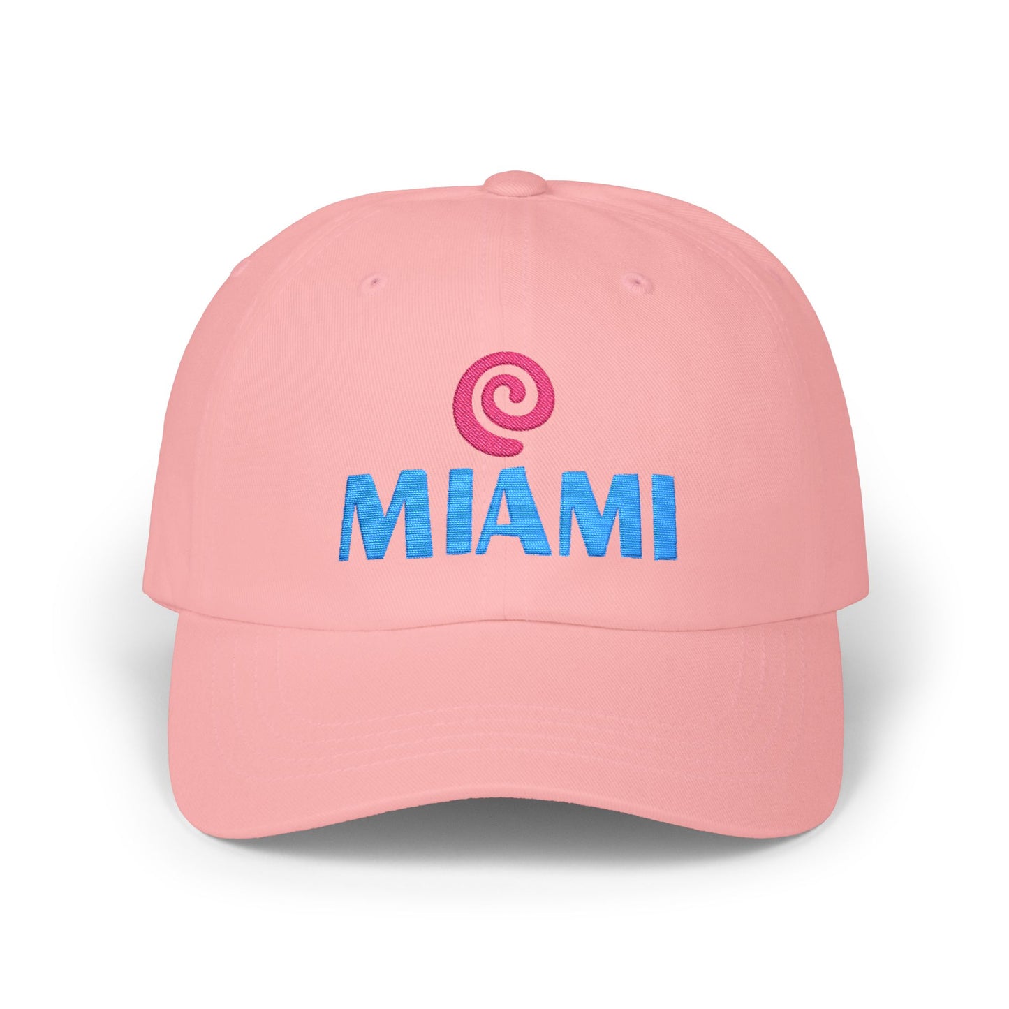 Miami Embroidered Dad Cap — Retro Coastal Baseball Hat