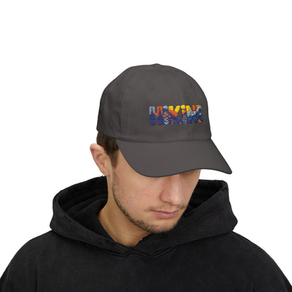 Hiking Dad Cap – Mountain Scenic Embroidered Hat for Outdoor Lovers