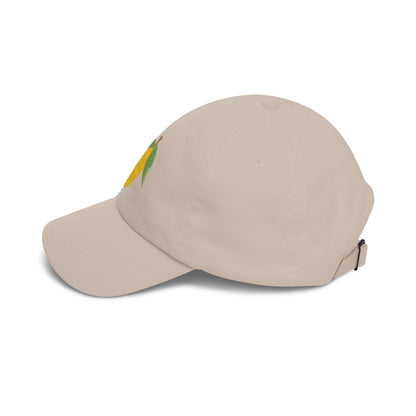 Lemon Embroidered Dad Cap Amalfi Capri Sicily Lemon Baseball Hat