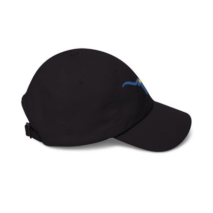 Embroidered Blue Longhorn Dad Cap Western Sun Hat