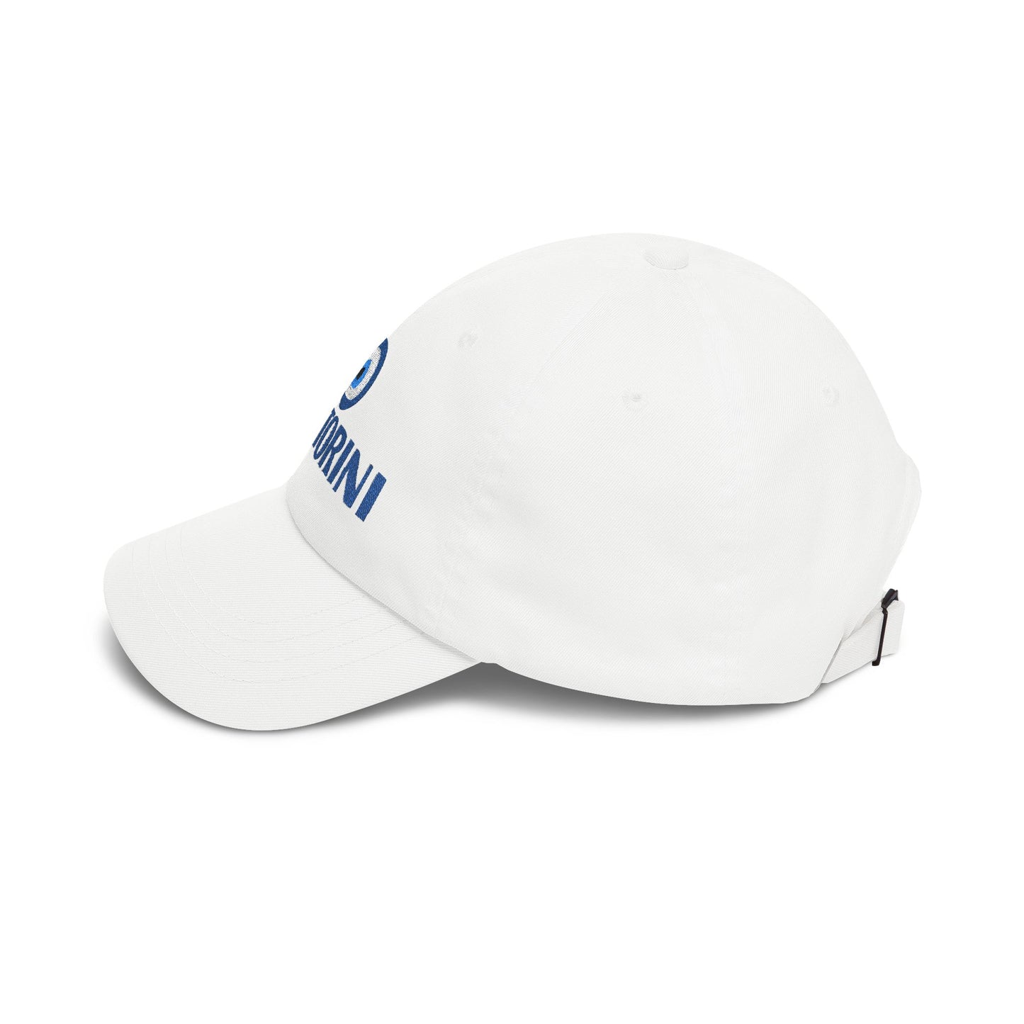 Santorini Evil Eye Dad Cap – Greek Island Embroidered Baseball Hat