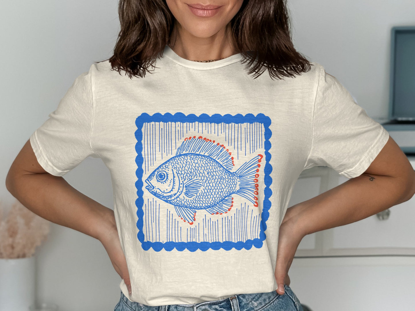 Fish Illustration Graphic Women's T-shirt product type