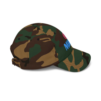 Miami Embroidered Dad Cap — Retro Coastal Baseball Hat