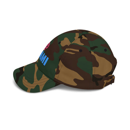Miami Embroidered Dad Cap — Retro Coastal Baseball Hat