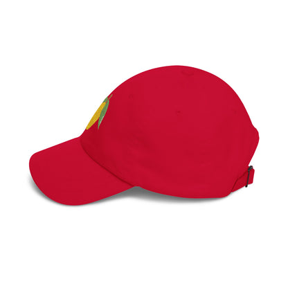 Lemon Embroidered Dad Cap Amalfi Capri Sicily Lemon Baseball Hat