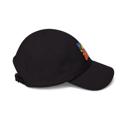 Boho Floral Baseball Dad Cap Retro Colorful Embroidered Flowers