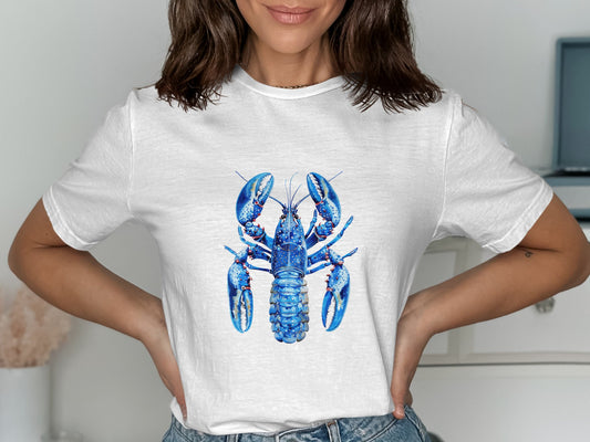 Blue Lobster Graphic Design T-shirt product type