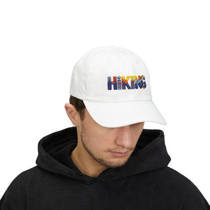 Hiking Dad Cap – Mountain Scenic Embroidered Hat for Outdoor Lovers