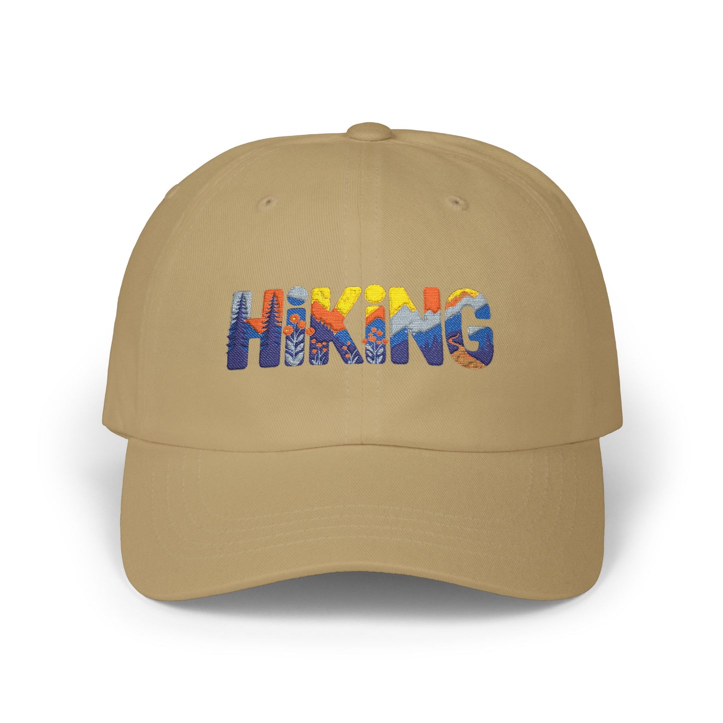 Hiking Dad Cap – Mountain Scenic Embroidered Hat for Outdoor Lovers