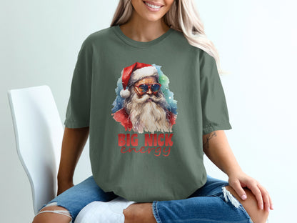 Big Nick Energy Santa T-Shirt product type