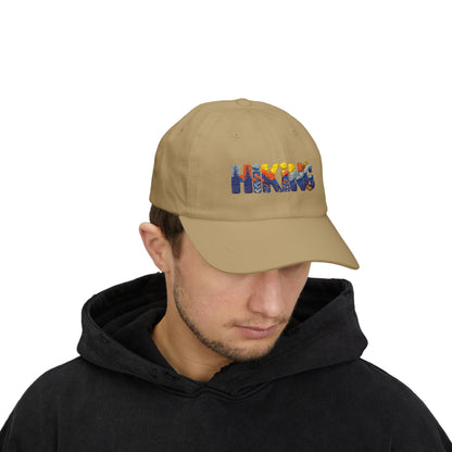 Hiking Dad Cap – Mountain Scenic Embroidered Hat for Outdoor Lovers