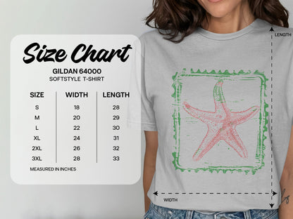 Starfish Graphic Design Softstyle T-shirt product type