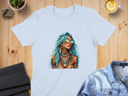 Bohemian Vibes Woman Print Graphic T-Shirt product type