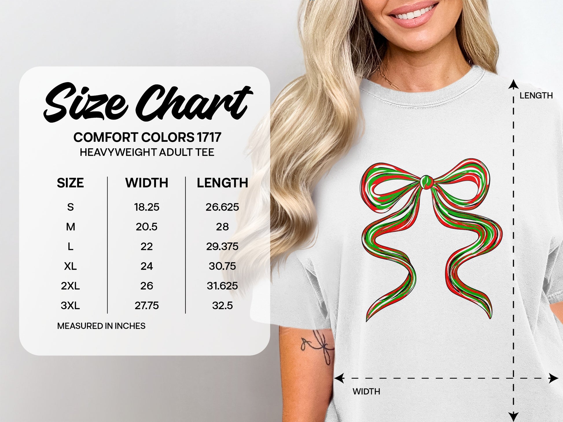 Festive Bow Graphic Design Adult Tee product