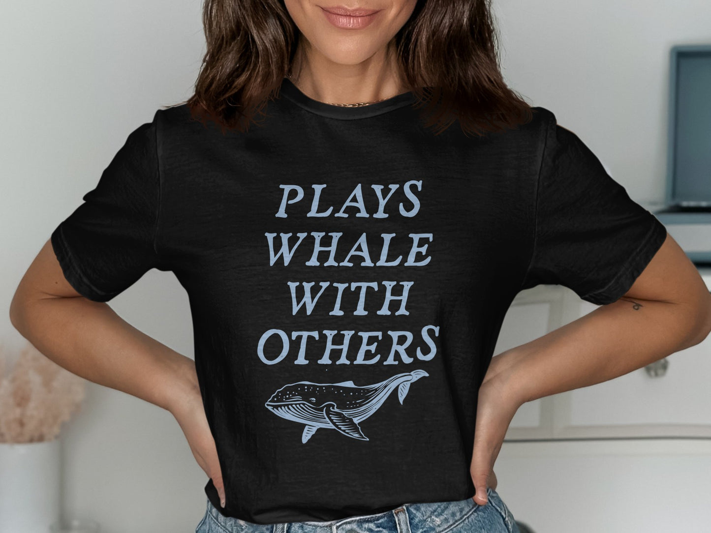 Plays Whale With Others Graphic T-shirt product