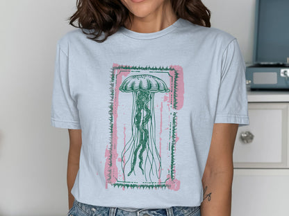 Jellyfish Design Graphic Tee Casual Wear product