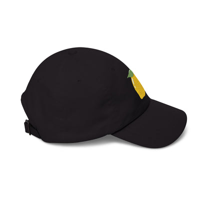 Lemon Embroidered Dad Cap Amalfi Capri Sicily Lemon Baseball Hat