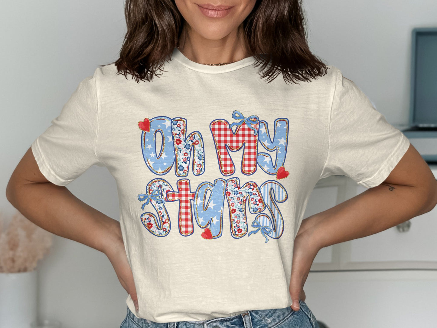 Oh My Stars Graphic Tee Trendy Casual Top product type