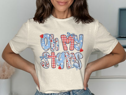 Oh My Stars Graphic Tee Trendy Casual Top product type