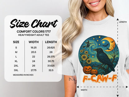 Halloween Crow Moon Pumpkins Adult Tee product type