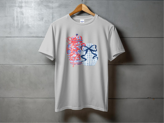 Colorful Gift Boxes Print Short Sleeve T-shirt product