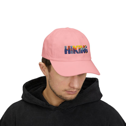 Hiking Dad Cap – Mountain Scenic Embroidered Hat for Outdoor Lovers