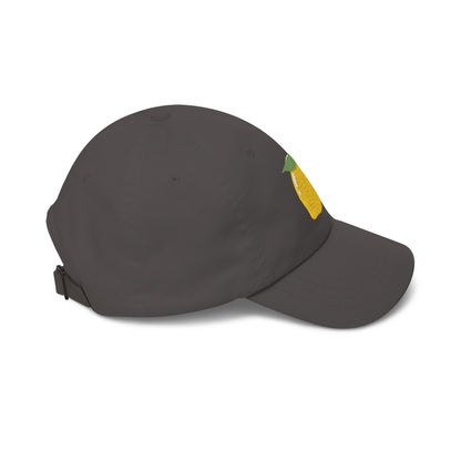 Lemon Embroidered Dad Cap Amalfi Capri Sicily Lemon Baseball Hat