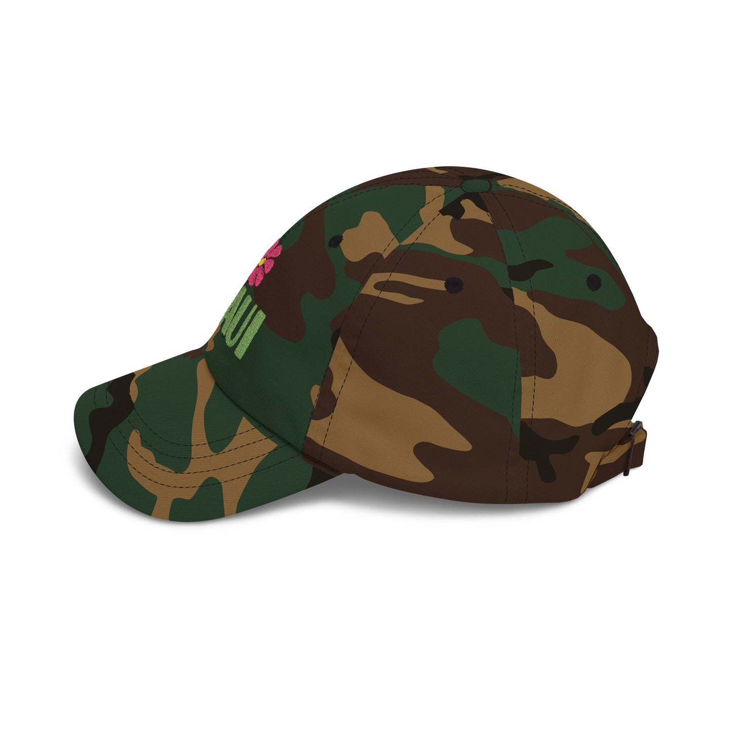 Maui Embroidered Dad Cap — Retro Hawaii Coastal Aloha Baseball Hat