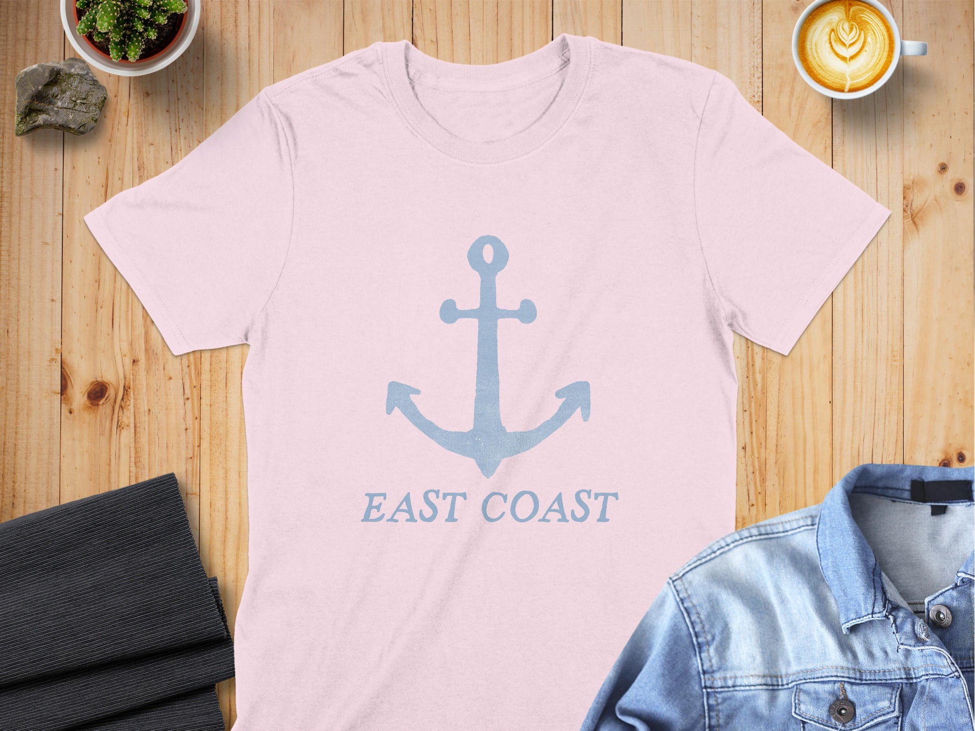 East Coast Anchor Graphic T-shirt Casual Wear product type