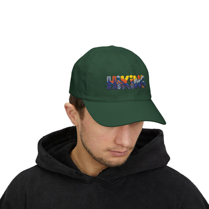 Hiking Dad Cap – Mountain Scenic Embroidered Hat for Outdoor Lovers